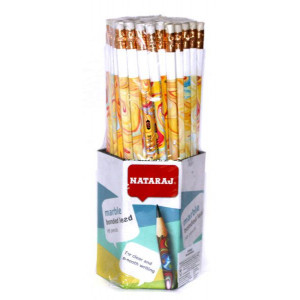 Олівець графітний з гумкою Nataraj Marble