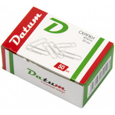 Скрепки Datum 50 мм 50 шт D-1726