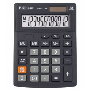 Калькулятор кишеньковий Brilliant 12р BS-212NR