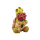 Сувенір Черепашка з квітами 12 см 39-438