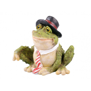 Сувенір Жабеня джентльмен 10 см 39-461