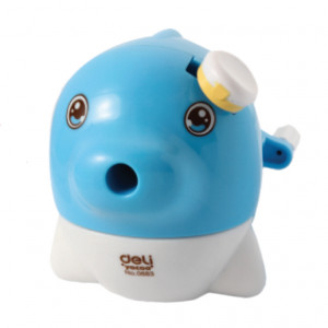 Стругачка механічна з контейнером Deli Дельфін 0683