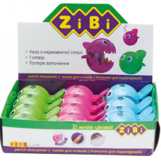 Точилка Zibi Пиранья пластиковая 1 отверстие с контейнером ZB.5534