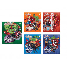 Зошит шкільний Yes Преміум А5 в косу лінію 12 аркушів