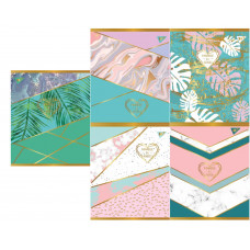 Зошит шкільний Yes Преміум А5 в косу лінію 12 аркушів