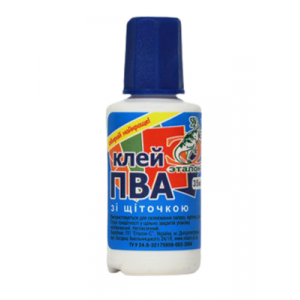 Клей Эталон ПВА 35 г с кисточкой