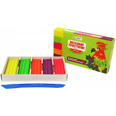 Пластилін Гамма 60 г 5 кольорів 331055/Cr