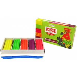 Пластилін Гамма 60 г 5 кольорів 331055/Cr