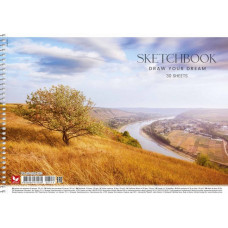 Альбом для малювання Школярик А4 120 г/м2 30 аркушів PB-SC-030-510