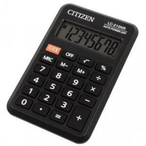 Калькулятор карманный Citizen 8р LC-210NR
