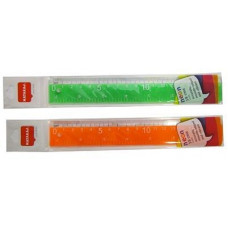 Лінійка пластикова Nataraj Neon 18 см 204462001