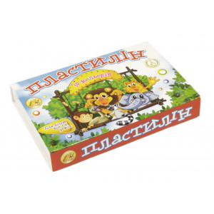 Пластилін Тетрада Стандарт 100 г 10 кольорів 90032