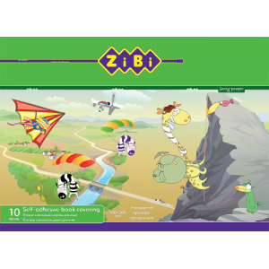 Плівка клейка для книг Zibi 380х270 мм 50 мкм 10 шт ZB.4793