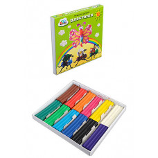 Пластилін Гама 180 г 12 кольорів 331021