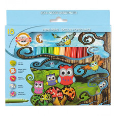 Набір фломастерів Koh-i-noor Совята 18 кольорів 1012СВ/18