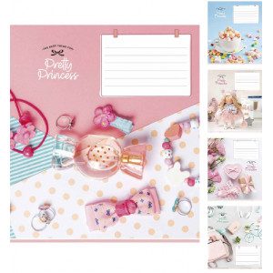 Зошит шкільний Школярик Star Преміум А5 у лінію 18 аркушів