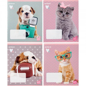 Зошит шкільний Kite А5 у косу лінію 12 аркушів 20-235