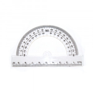 Транспортир пластиковый Memoris-Precious 10 см MF-2006