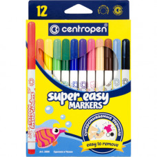 Набір фломастерів Centropen Super Easy 12 кольорів 2580