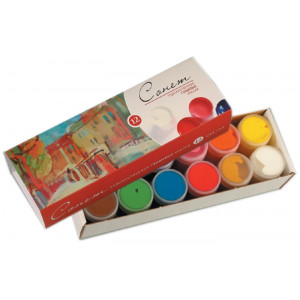 Набір гуашевих фарб Невська палітра Сонет 40 мл 12 кольорів