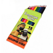 Олівці кольорові Fantasy World 12 кольорів SH77017