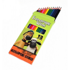 Олівці кольорові Fantasy World 12 кольорів SH77017