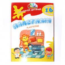 Пластилин Гамма 320 г 16 цветов 331012