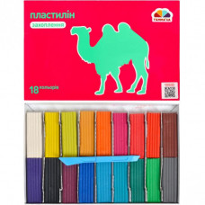 Пластилін зі стеком Гама 360 г 18 кольорів 331049