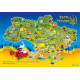Карта Украины детская A2 (ЄУ) PL-15U