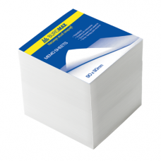 Блок бумаги для заметок Buromax не склеенный 90х90 мм 1000 листов BM.2219