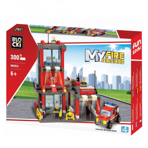 Конструктор Blocki Пожарная станция КВ8052