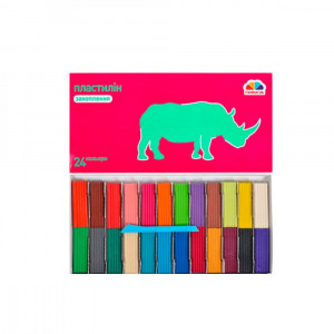 Пластилін зі стеком Гама 480 г 24 кольору 200308