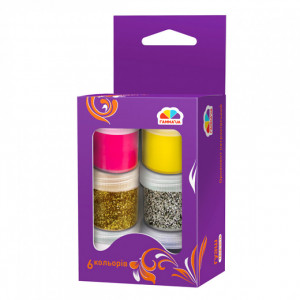 Набір гуашевих фарб Гамма 6 кольорів 400202