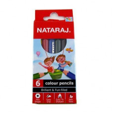 Олівці кольорові Nataraj 6 кольорів 201254002