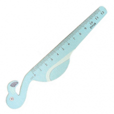 Лінійка дерев'яна 12 см S-1331