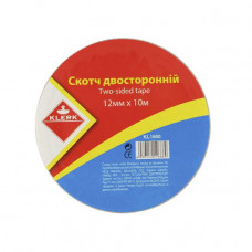 Скотч Klerk двусторонний 12 мм х 10 м KL1600