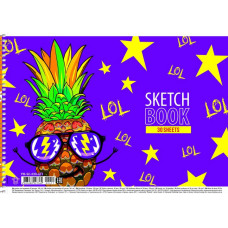 Альбом для малювання Школярик А4 100 г/м2 30 аркушів PB-SC-030-411