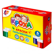 Набор красок для рисования пальчиками Луч 6 цветов 24С 1508-08