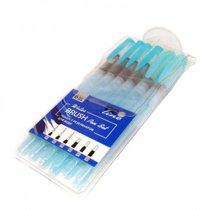 Набір круглих пензлів NeoLine Нейлон №1, №2, №3, №4, №7, №10 6 шт WP-06