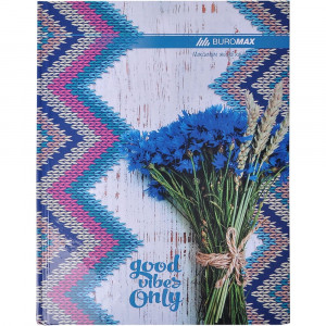 Книга канцелярська Buromax Romantic А4 у клітинку 96 аркушів BM.2400