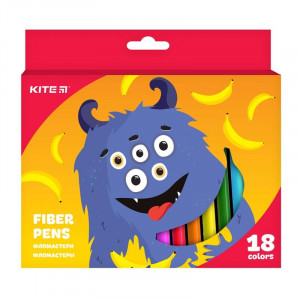 Набір фломастерів Kite Jolliers 18 кольорів 19-043