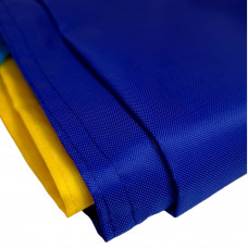 Флаг Украины 100х150 с завязками для древка усиленный