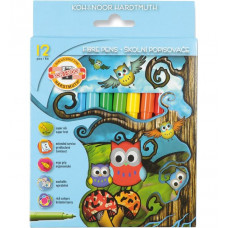 Набір фломастерів Koh-i-noor Совята 12 кольорів 1012СВ/12