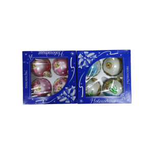 Набор елочных игрушек d=85 см 4 шт