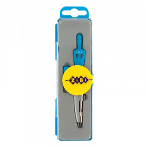 Циркуль металевий з грифелем BASIS ZiBi у пеналі ZB.5302BS-14