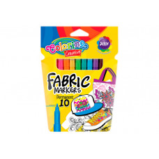 Набор маркеров для текстиля Colorino 10 цветов 80095PTR