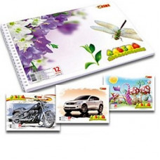 Альбом для малювання Tiki А4 120 г/м2 20 аркушів 50210