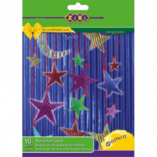 Гофрокартон фольгирований Zibi А4 1 аркуш ZB.1972