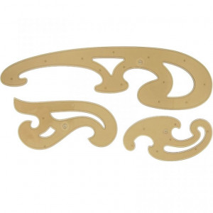 Набір лекал Koh-i-noor 3 шт 750058