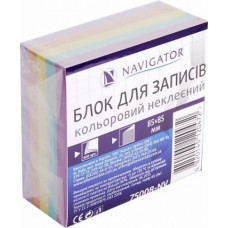 Блок паперу для нотаток Navigator не склеєний 85х85 мм 400 аркушів 75008-NV